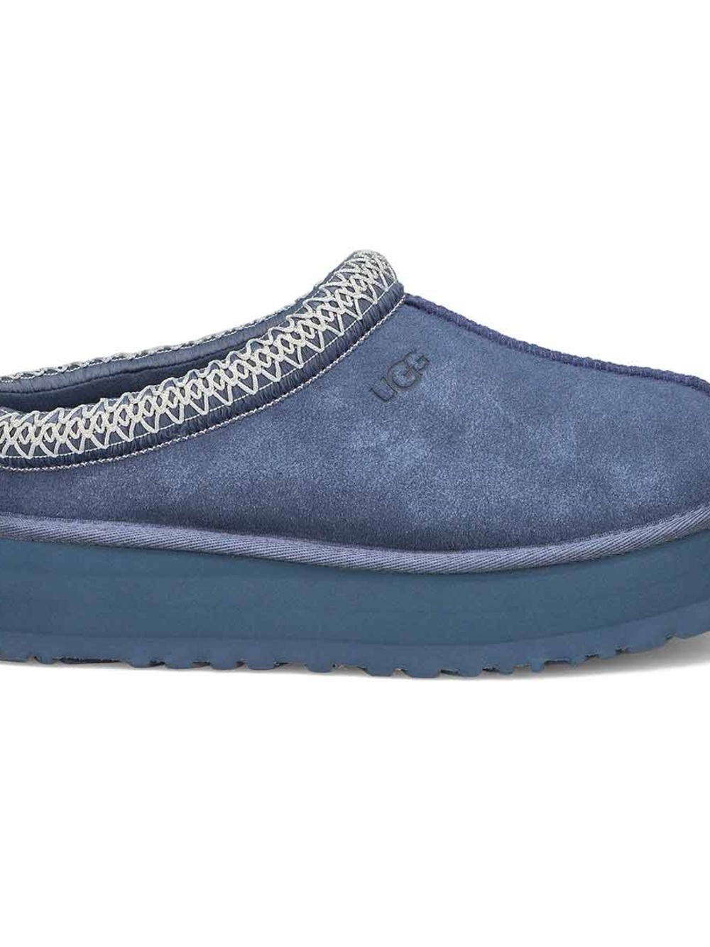 UGG Desert Blue Suede Tazz II Platform Mule - Women's Slip-On